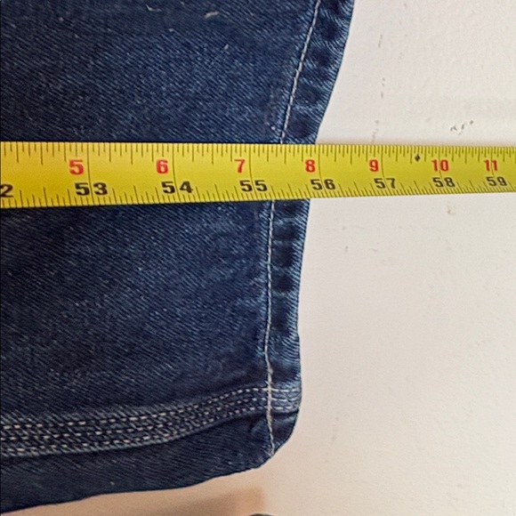 Carhartt Blue Denim Overalls Size 34 - Picture 8 of 16